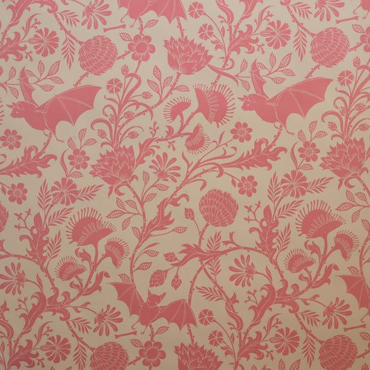 Elysian Fields in Antique Pink on Oatmeal