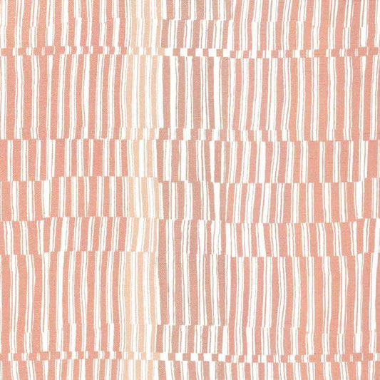 Tattered Stripe in Sandy Peach Textile