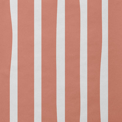 Wide Stripe in Coral Spice Textile