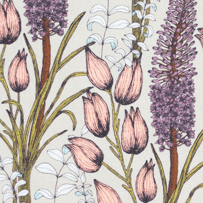 Foxtail Lily in Taupe Textile