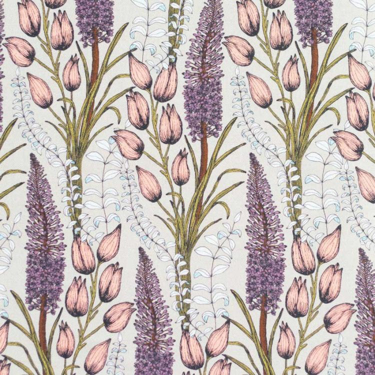 Foxtail Lily in Taupe Textile