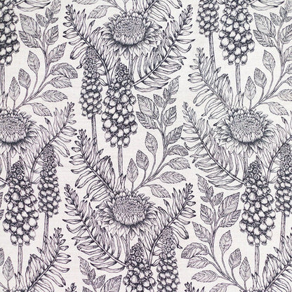 Muscari in Coal Ecru Textile