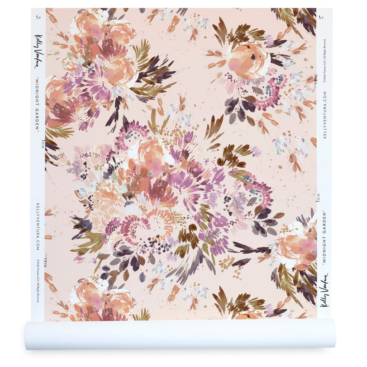 Midnight Garden in Blush