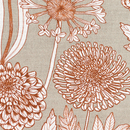 Wild Garden in Slate Ecru Textile