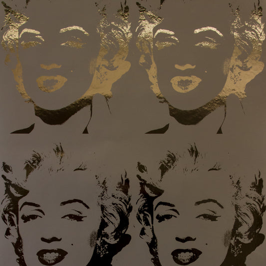 Marilyn Reversal in Carbon on Black