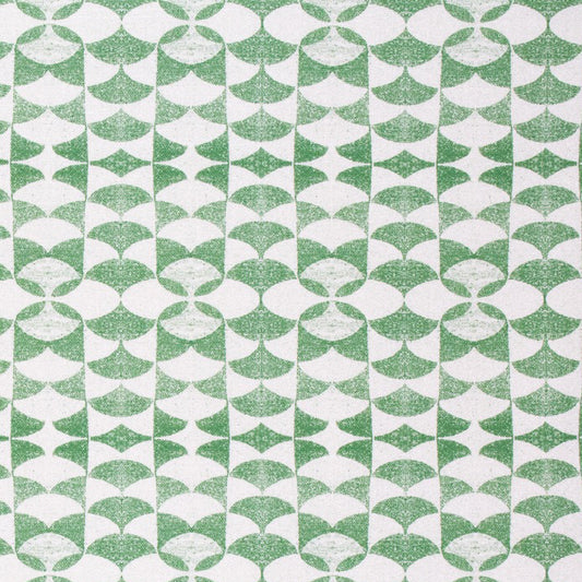 Bowed Stripe in Jasper Green Textile