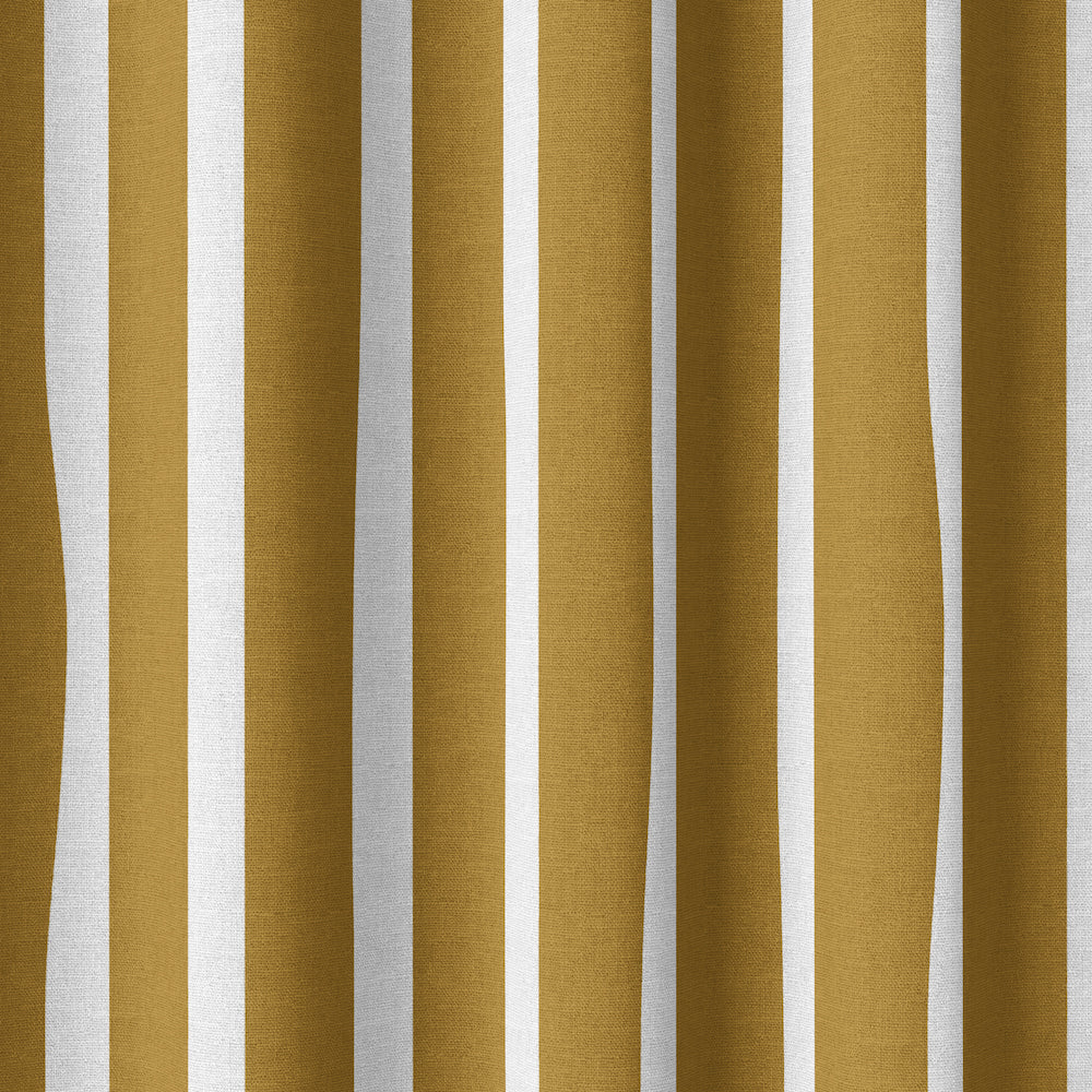 Wide Stripe in Saffron Textile