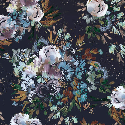 Midnight Garden in Navy