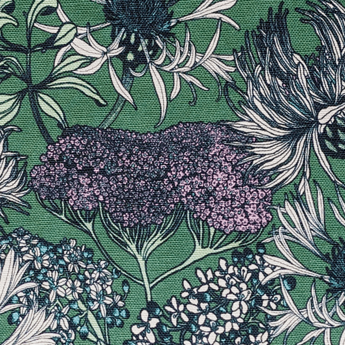 Hello Yarrow in Teal Textile