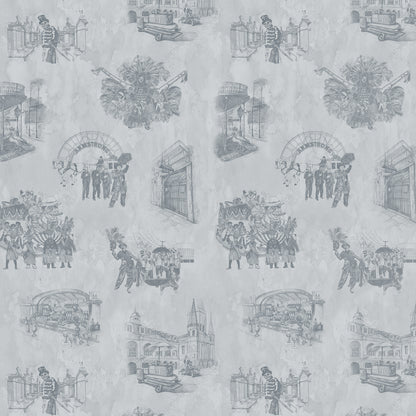 New Orleans Toile: Backstreets in Gris Gris