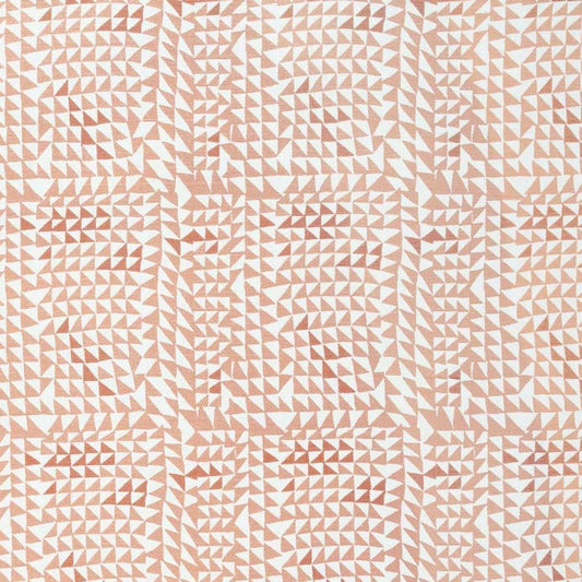 Staggered Triangles in Sandy Peach Textile