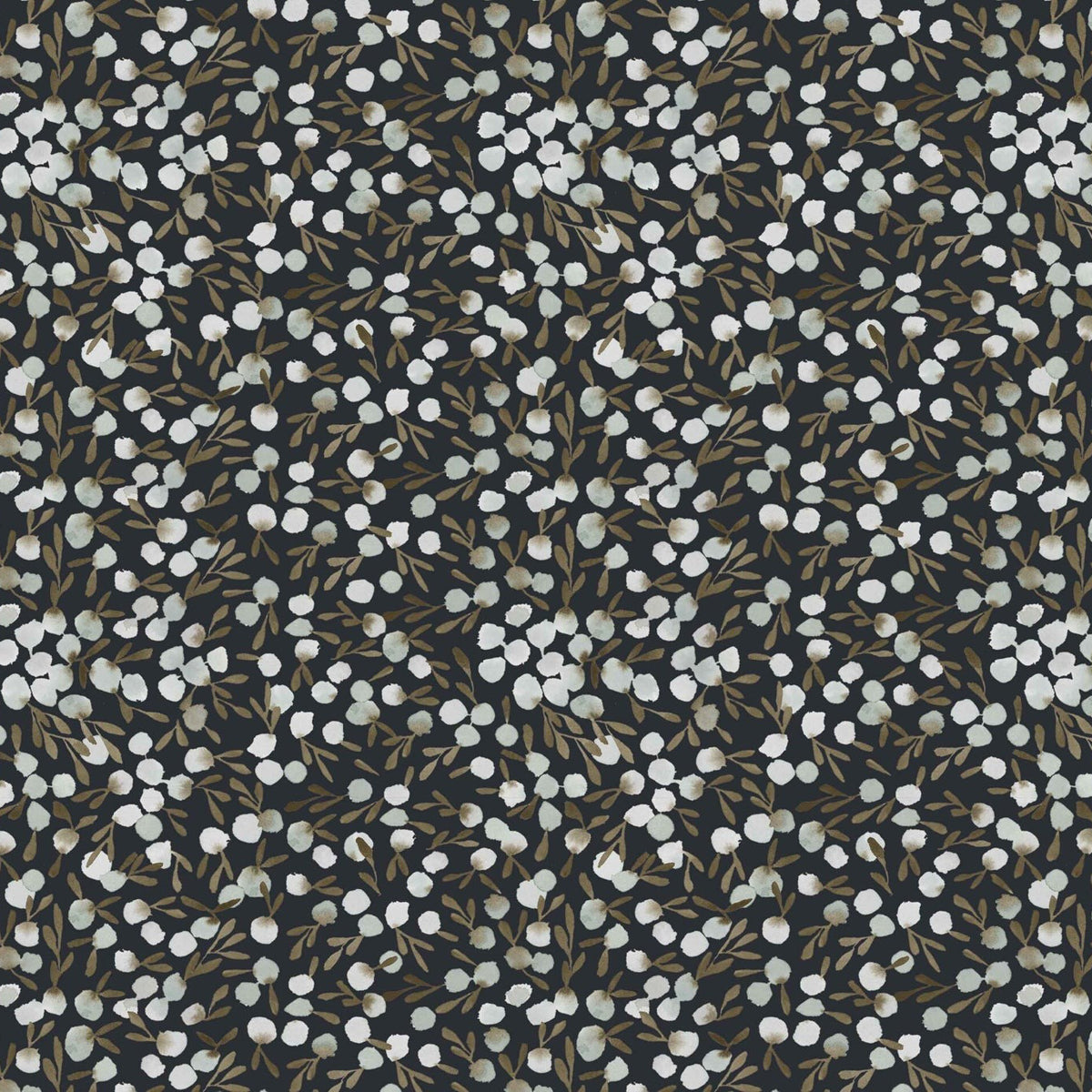 Berries in Midnight Textile