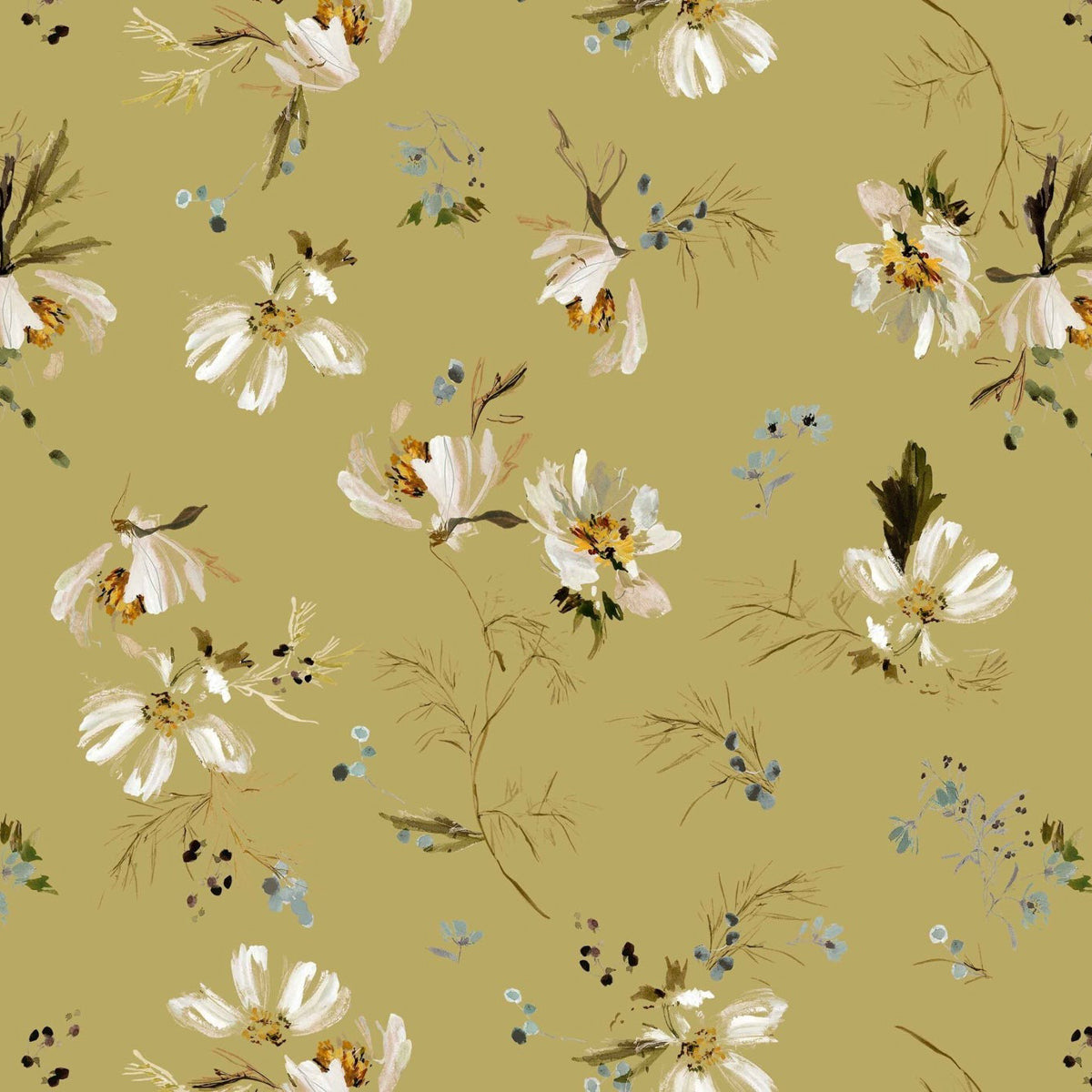 Cosmos in Canary Textile