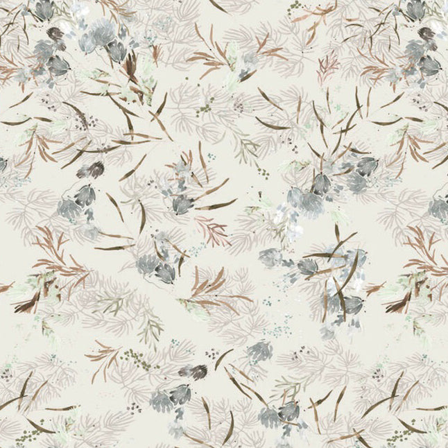 Meadow in Dew-Woven Textile