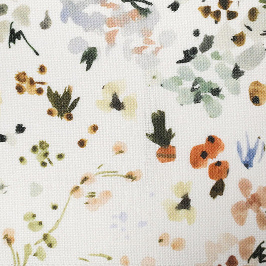 Wildflower Field in Coral Textile