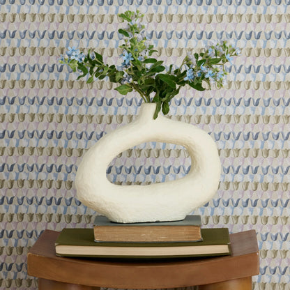 Alpine Tulip Wallpaper in Sweet Pea