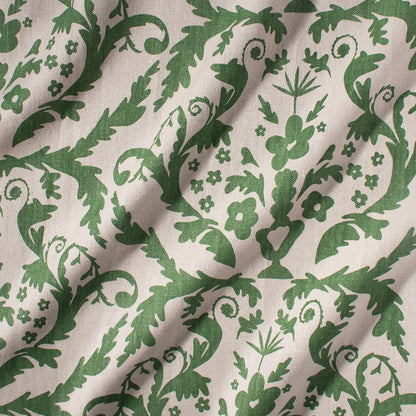 Jungle Damask in Maze Textile