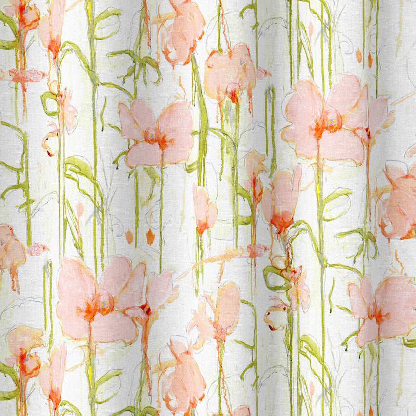 Eternal Summer in White Textile