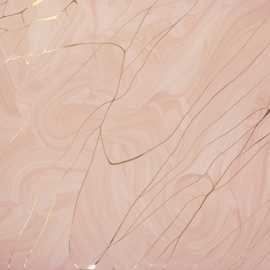 Fracture in Pink Lightning on Gold