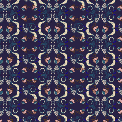 Bells in Blue Textile