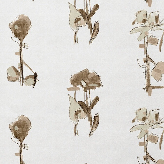 Blooms in Sepia Textile