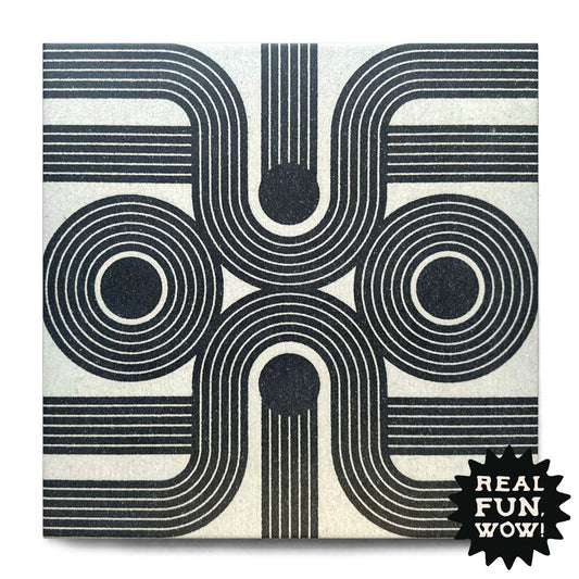 Real Fun, WOW! x Haustile in Deep Lines and Circles Tile