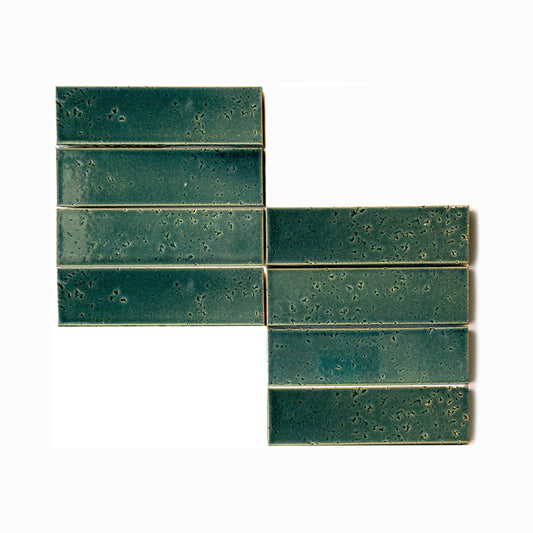 Glazed Brick in Emerald Green Tile