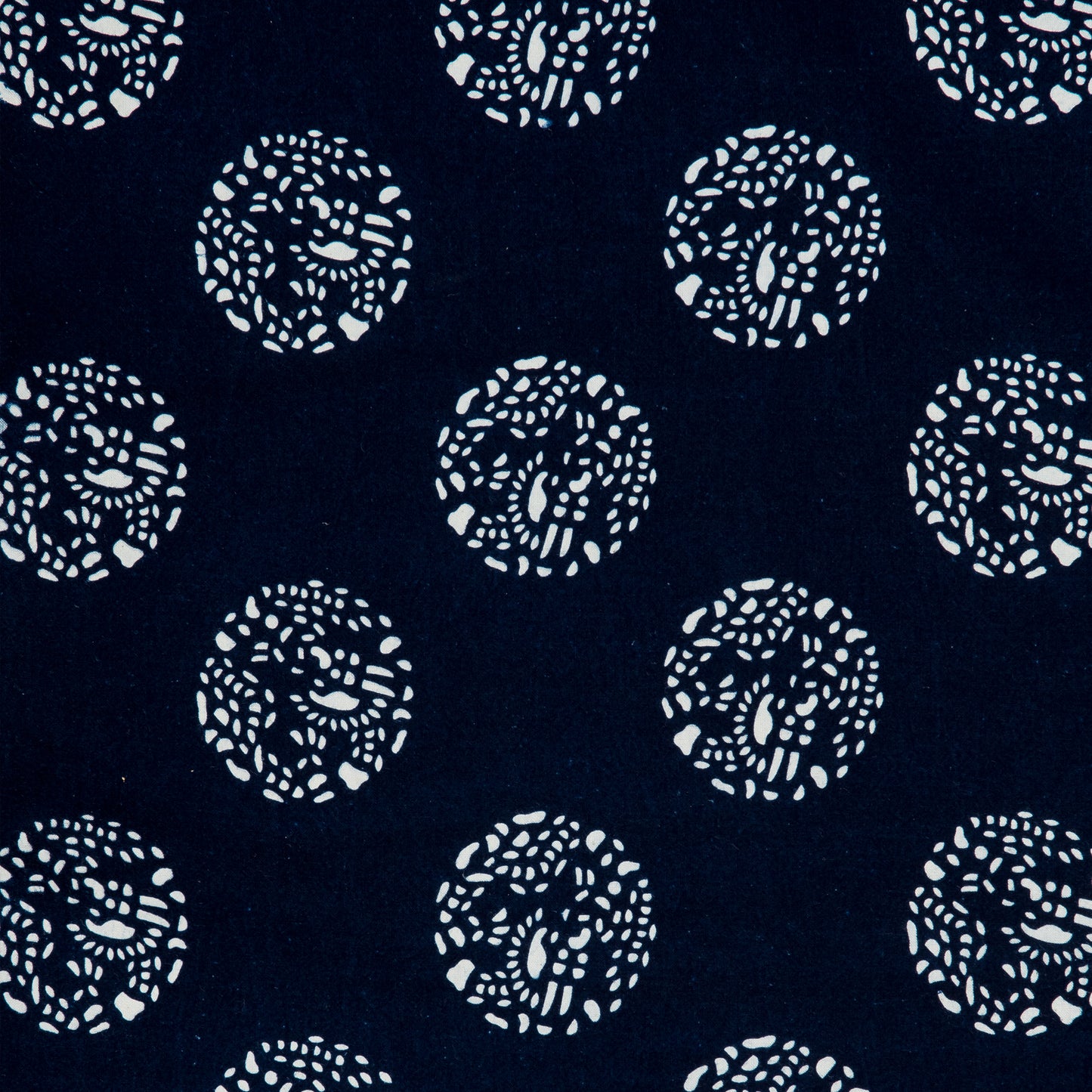 Dot Dot Dot in Indigo Textile