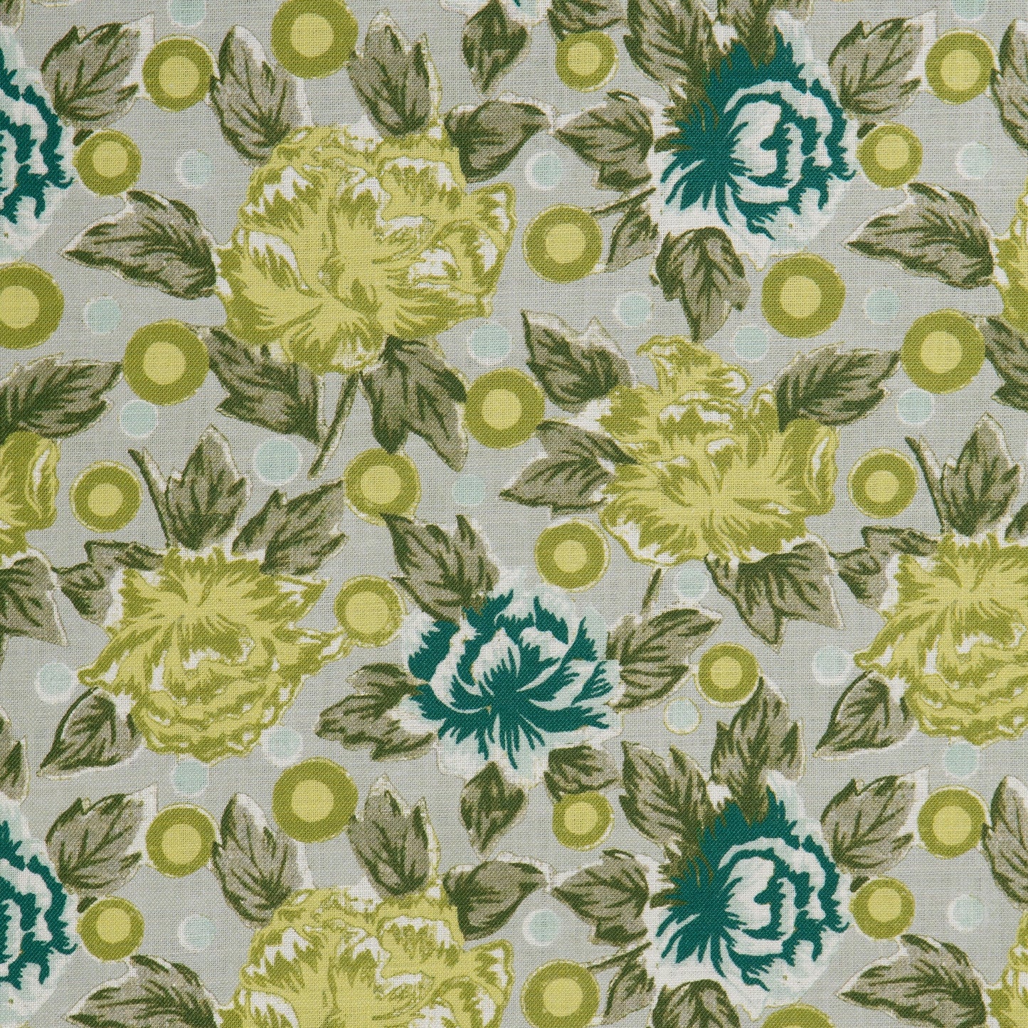 China Rose in Lemongrass Textile