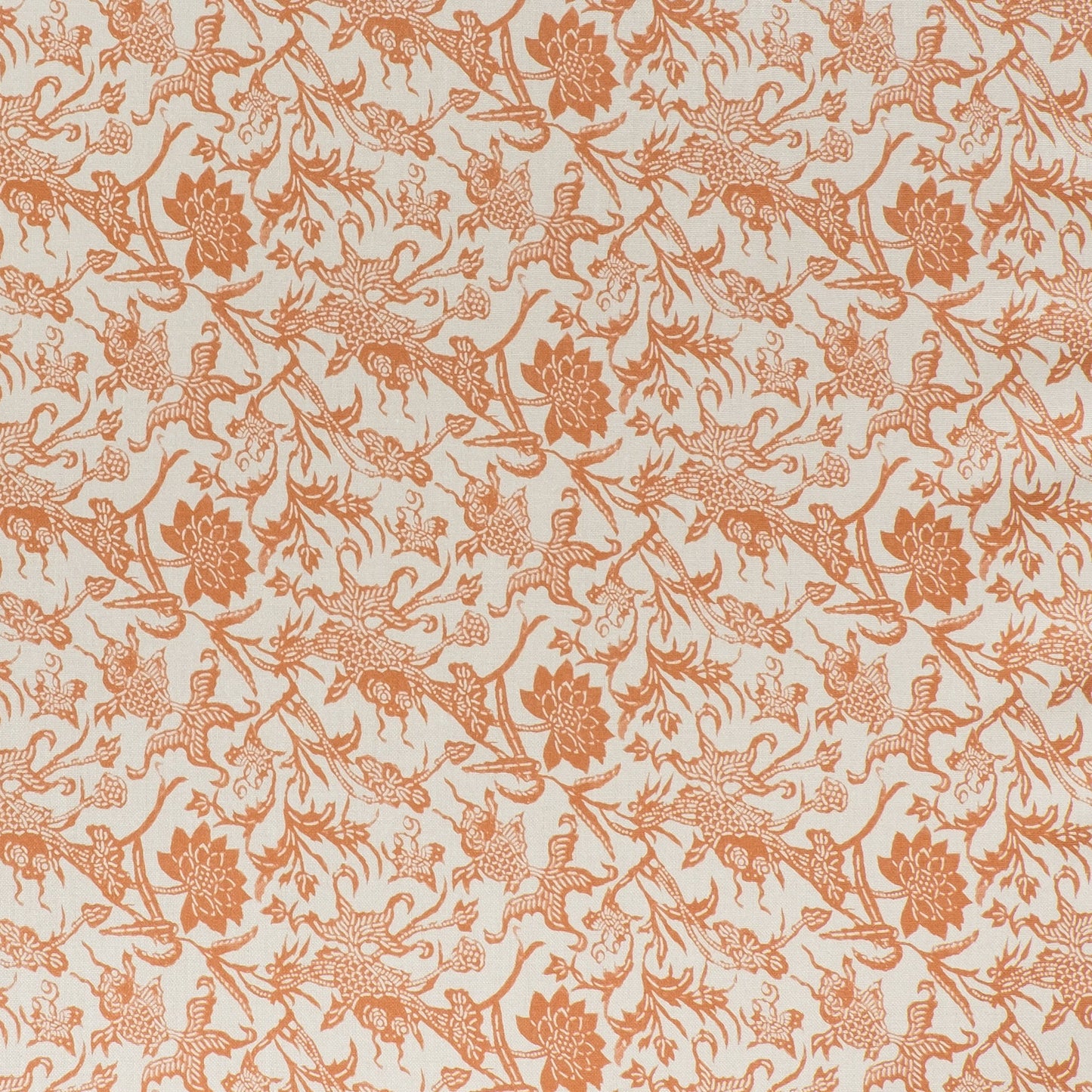 Prussian Carp in Paprika Textile