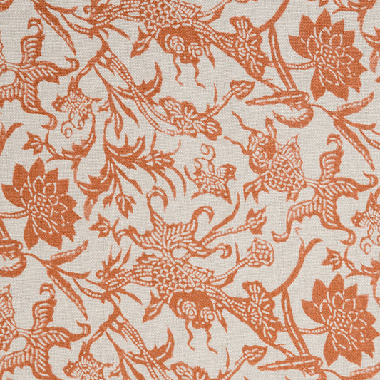 Prussian Carp in Paprika Textile