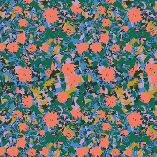 Garden in Orange Textile