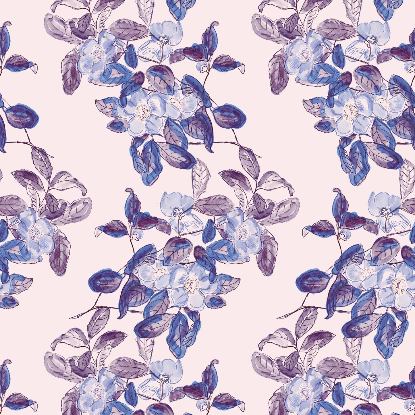 Georgia in Violet Textile