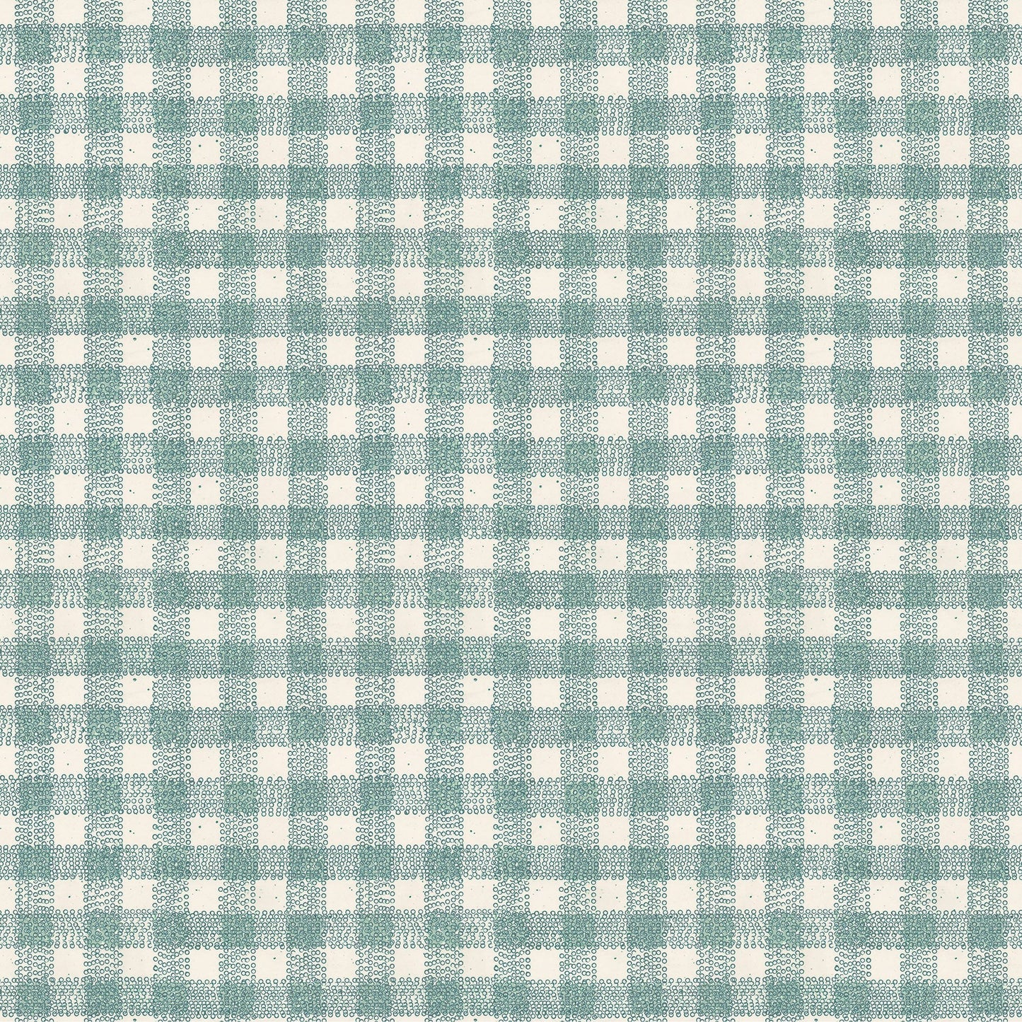 Dot Gingham in Celadon