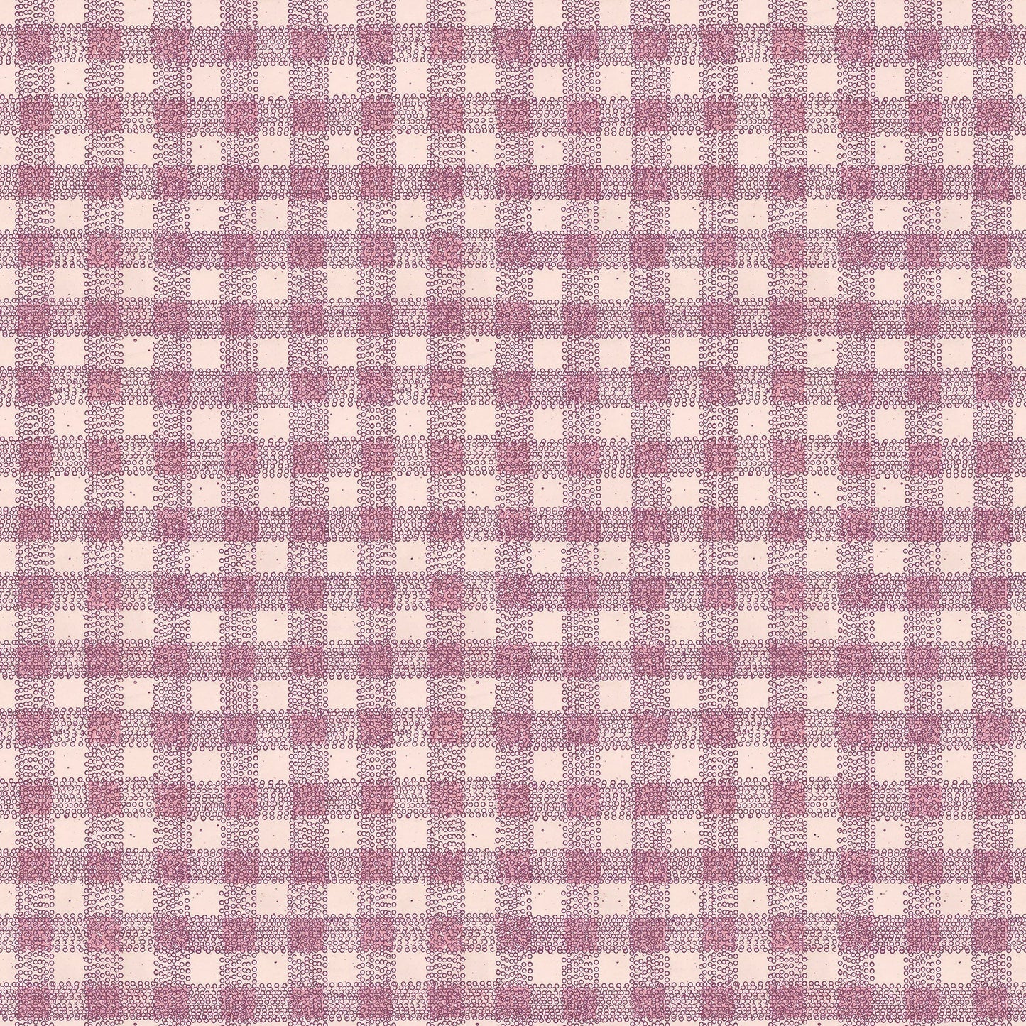 Dot Gingham in Raspberry