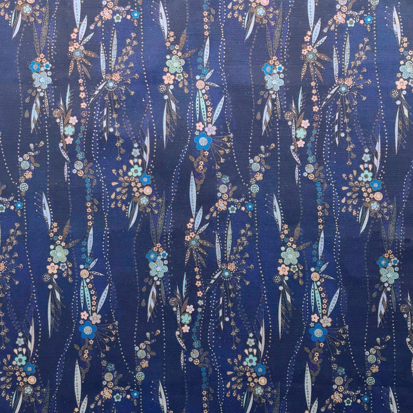 Garden Grow in Cobalt Textile