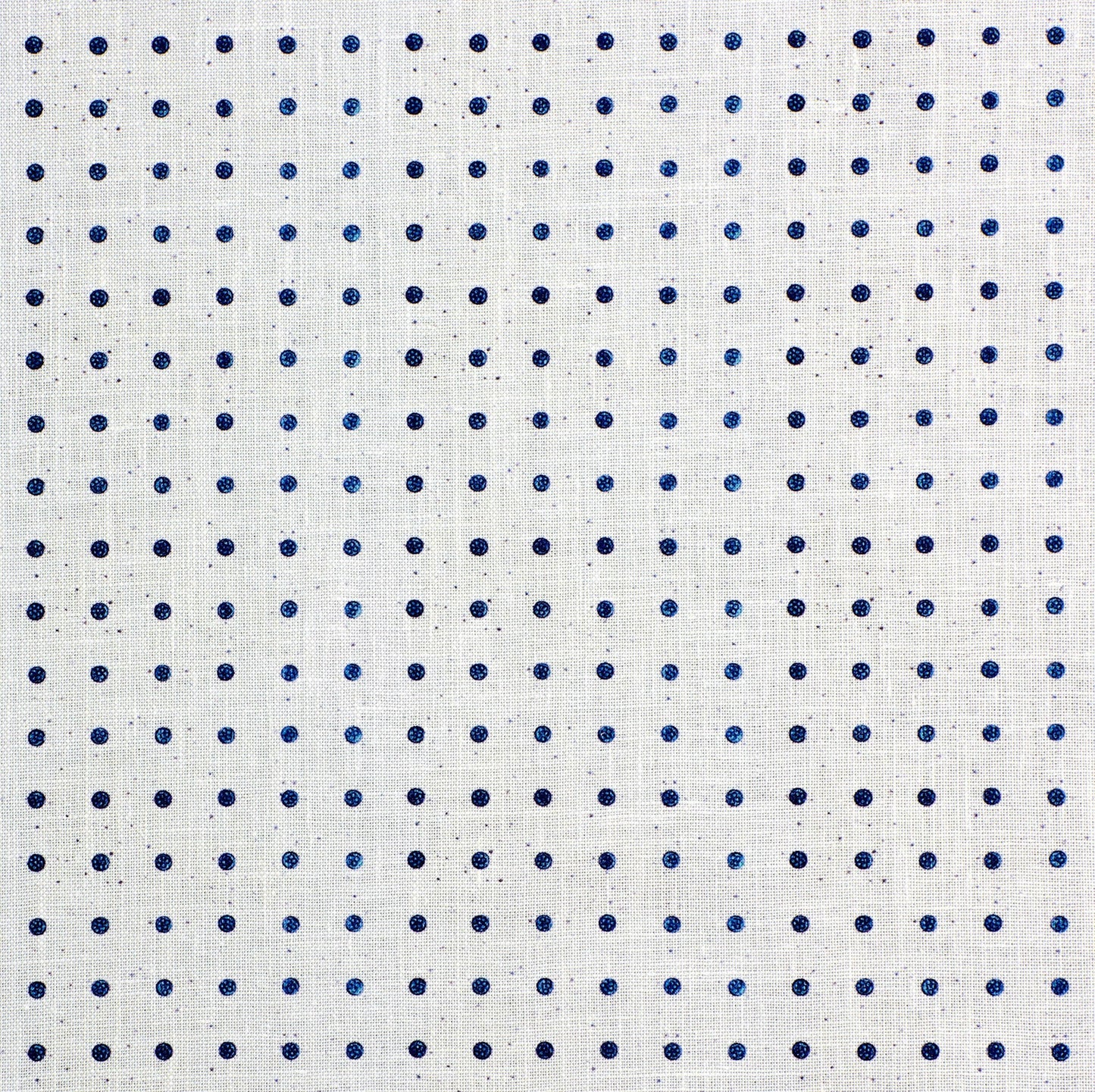 Peg Dot in White-Cobalt Textile