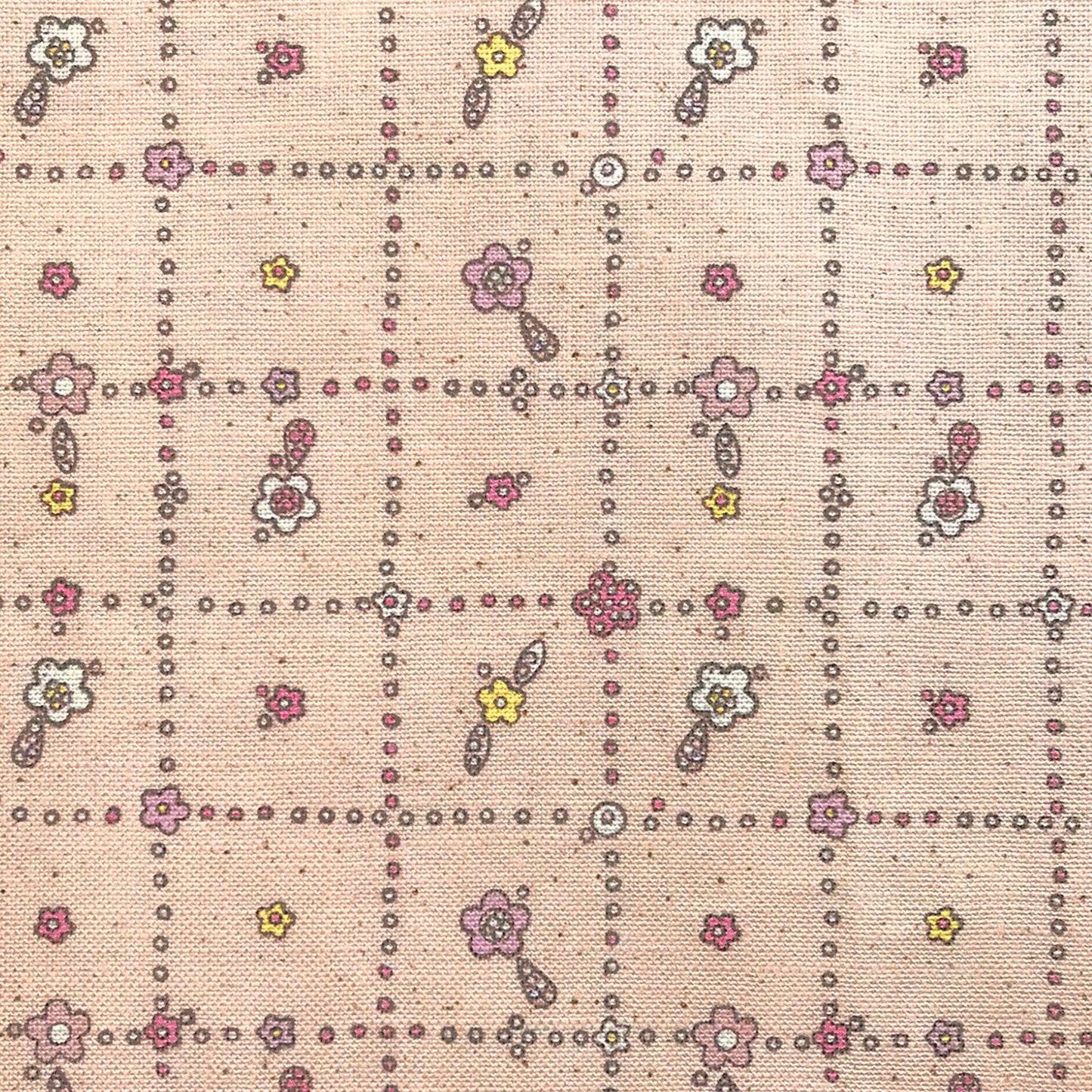 Sweet Garden in Bisque Textile