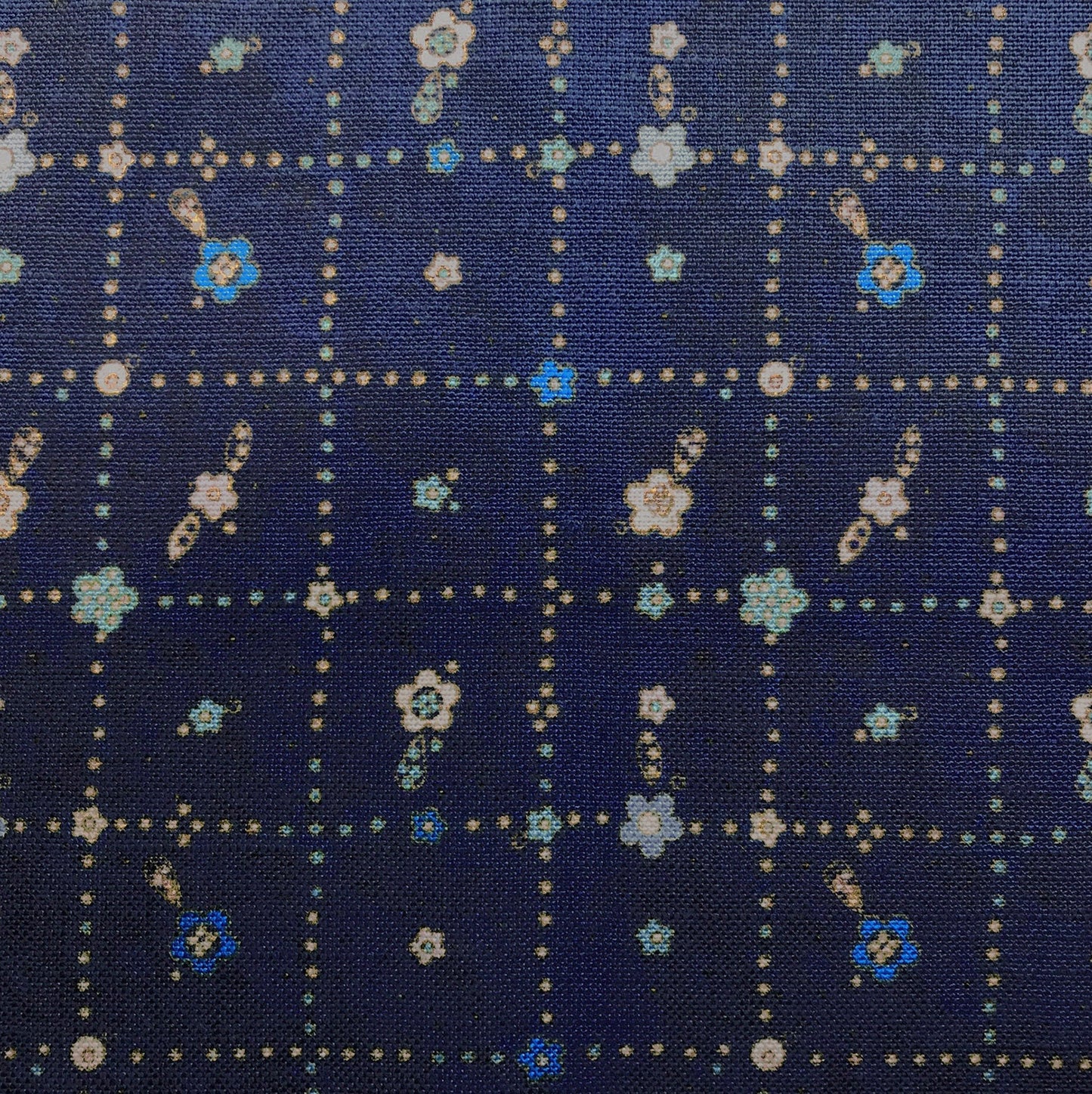 Sweet Garden in Cobalt Textile