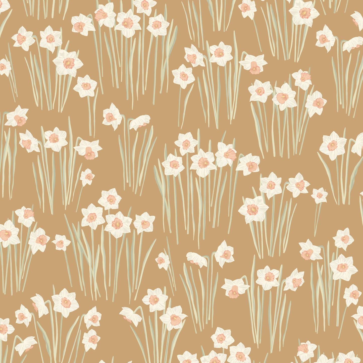 Daffodil in Saddle Brown