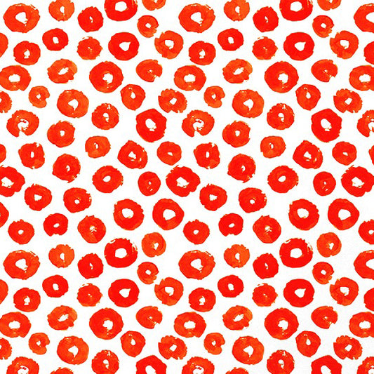 Merrimint in Tangerine Textile