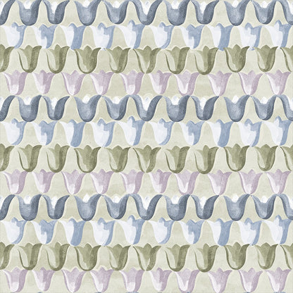 Alpine Tulip Fabric in Sweet Pea