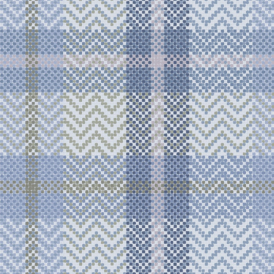 Howard’s Plaid Wallpaper in Carolina Blue