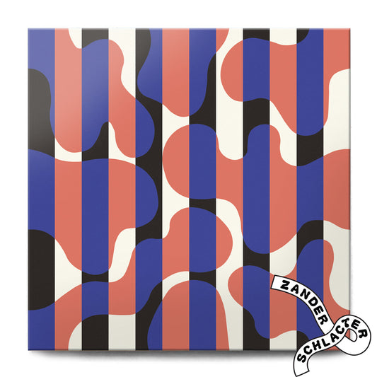 Zander Schlacter x Haustile in Fever Dream | Red & Blue Tile