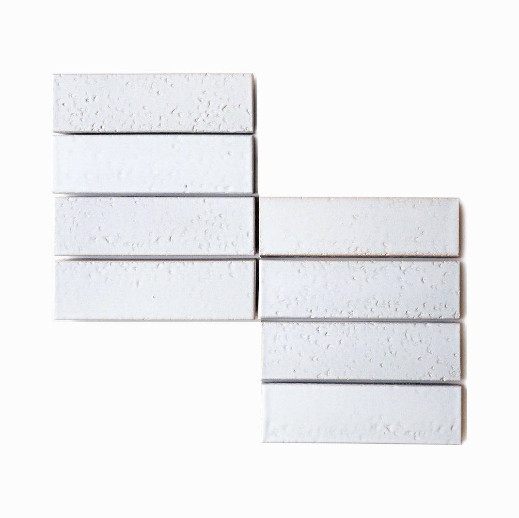 Glazed Brick in Artic White Tile