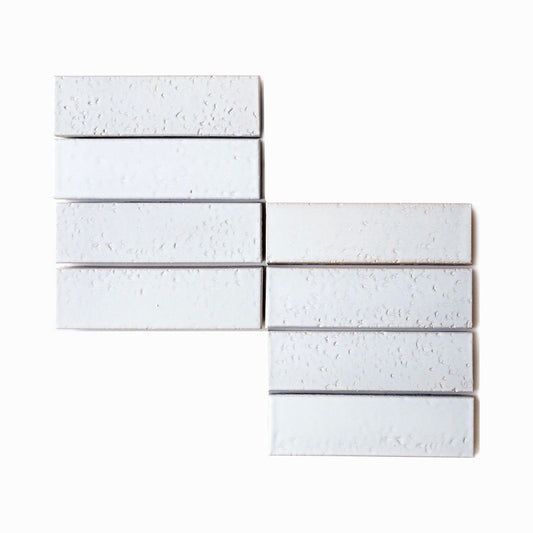 Glazed Brick in Artic White Tile