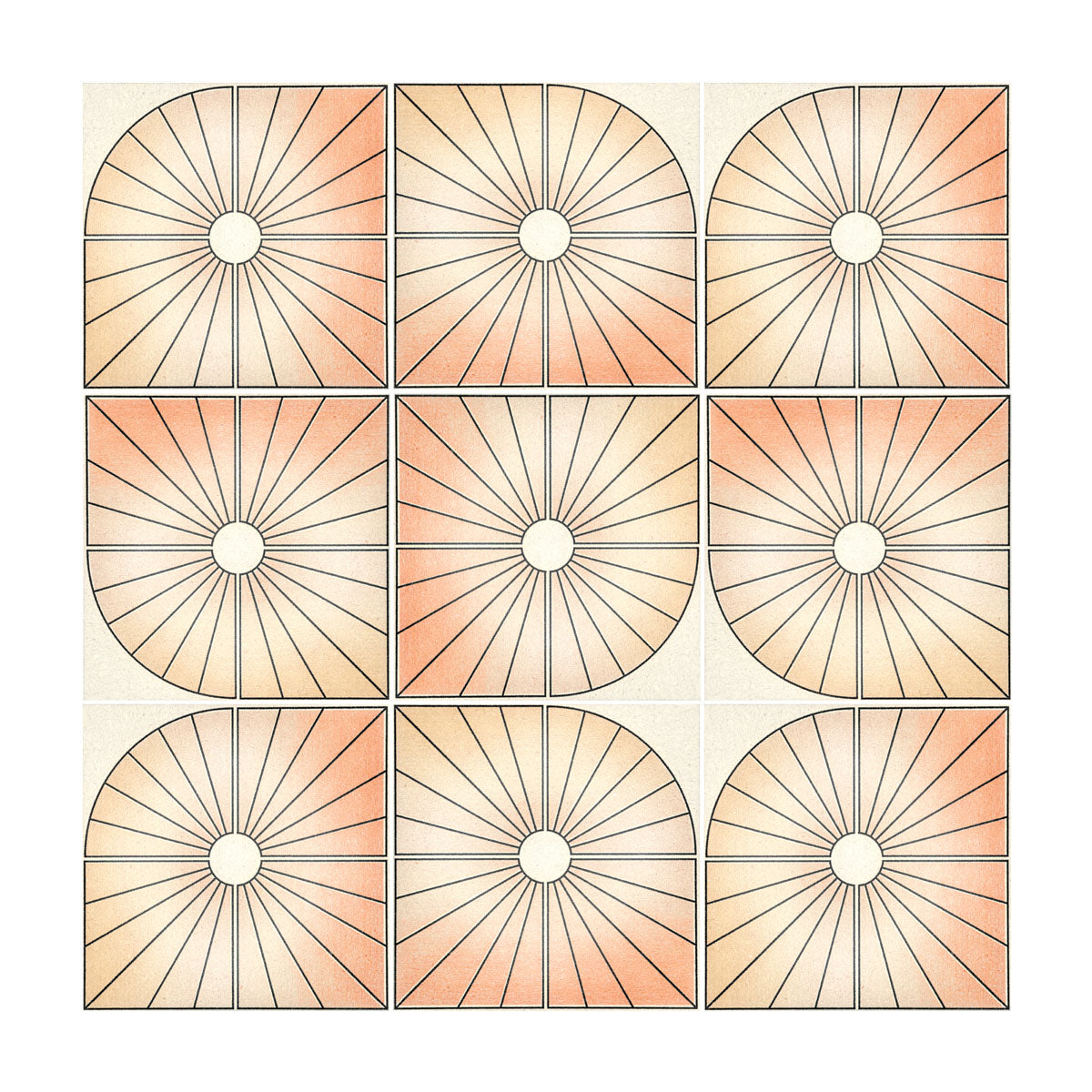 Real Fun, WOW! x Haustile in Astounding Rays Tile