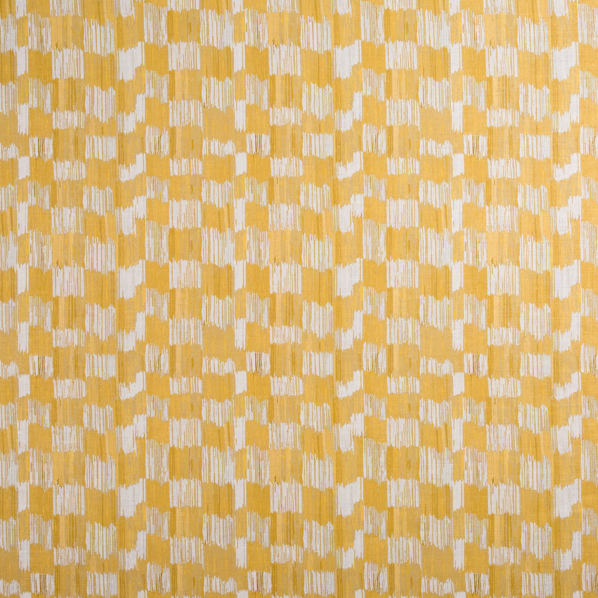 Crinkled Check in Buttermilk Textile