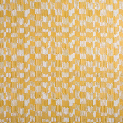 Crinkled Check in Buttermilk Textile