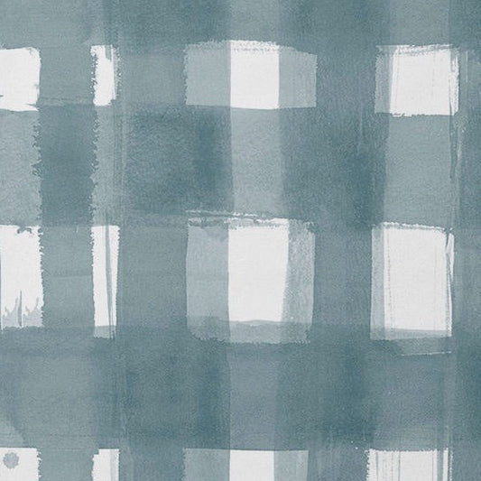 Big Party Plaid in French Blue Textile